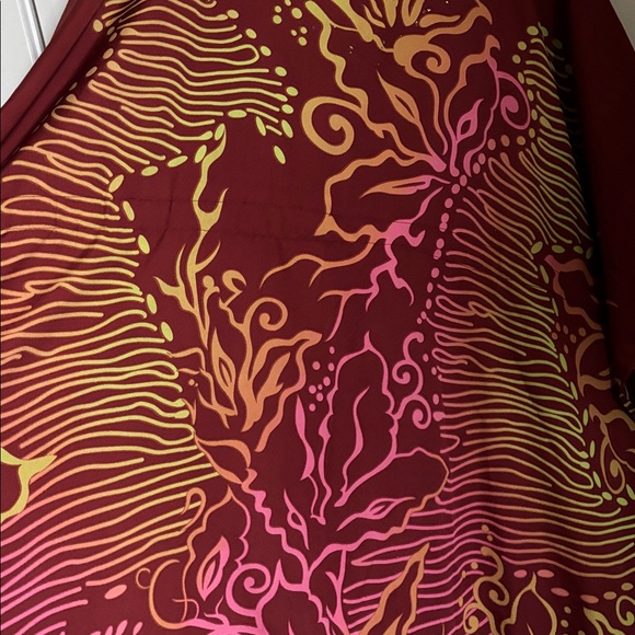 Red and Yellow Patterned Kaftan - Picture 8 of 10
